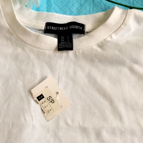 Streetwear Society Crew Neck White T-Shirt - Picture 5 of 9